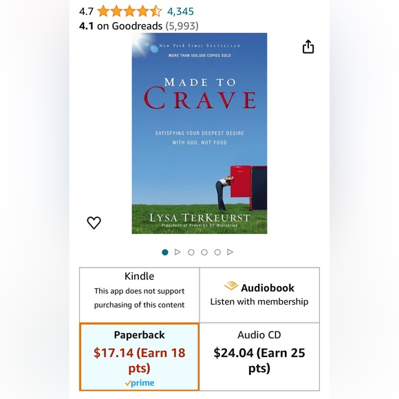 Made to Crave: Satisfying Your Deepest Desires with God Not Food - Picture 11 of 11